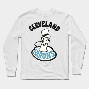 Retro Defunct Cleveland Barons Hockey Team Long Sleeve T-Shirt